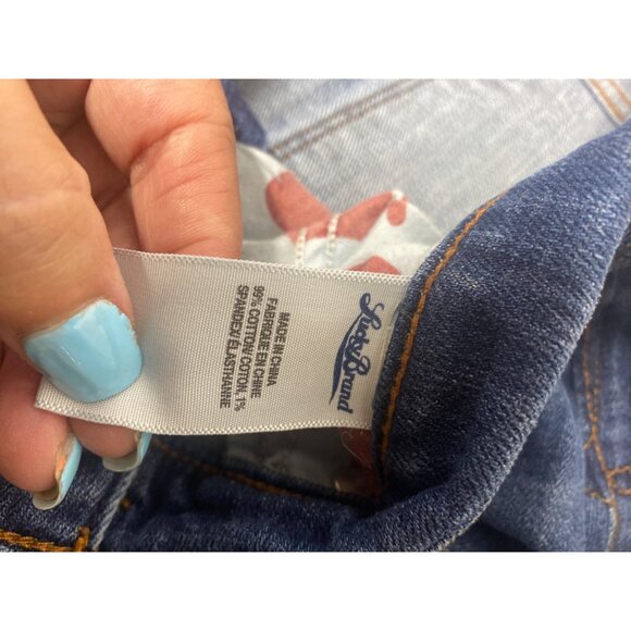 Lucky Brand SofiaWomens Sz12 Denim Blue Jeans Boot cut Western casual stretchy - Picture 4 of 9
